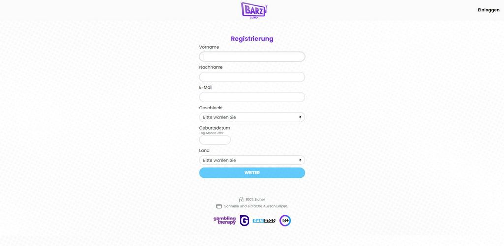 Barz Online casino for 2025